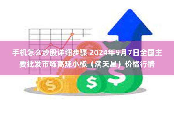 手机怎么炒股详细步骤 2024年9月7日全国主要批发市场高辣小椒（满天星）价格行情