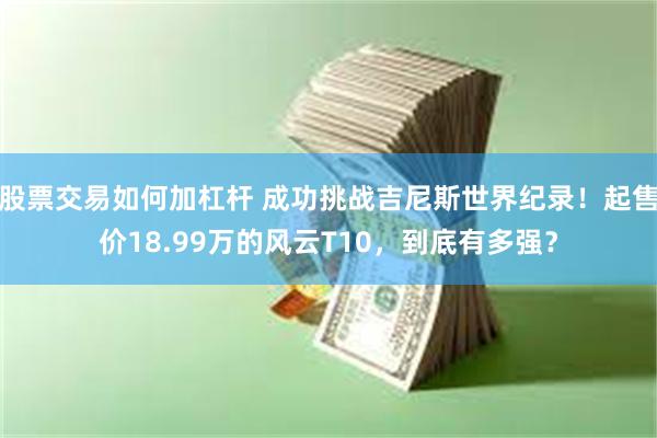 股票交易如何加杠杆 成功挑战吉尼斯世界纪录！起售价18.99万的风云T10，到底有多强？