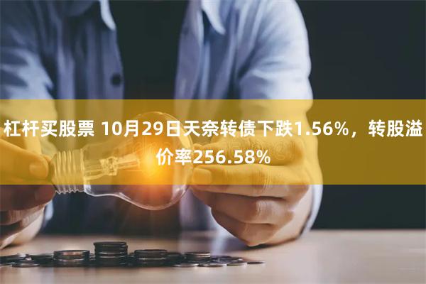 杠杆买股票 10月29日天奈转债下跌1.56%，转股溢价率256.58%