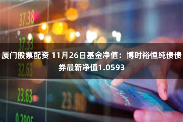 厦门股票配资 11月26日基金净值：博时裕恒纯债债券最新净值1.0593