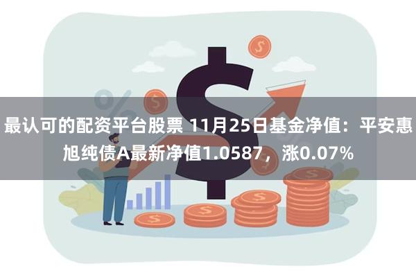 最认可的配资平台股票 11月25日基金净值：平安惠旭纯债A最新净值1.0587，涨0.07%