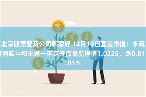 北京股票配资公司哪家好 12月19日基金净值：永赢信利碳中和主题一年定开债最新净值1.0225，跌0.01%